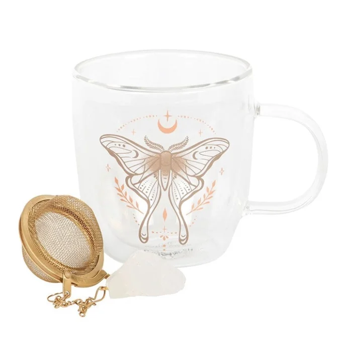 Tasse en verre avec infuseur à thé
