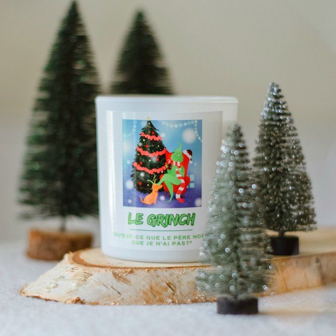 Bougie Le Grinch – Parfum au choix