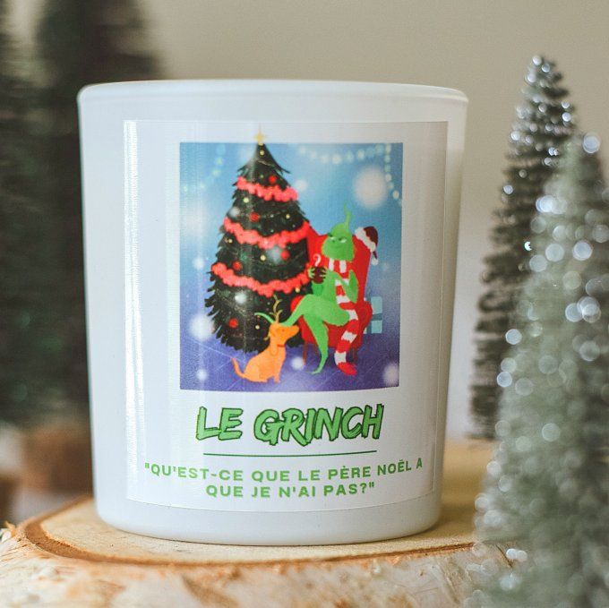 Bougie Le Grinch – Parfum au choix