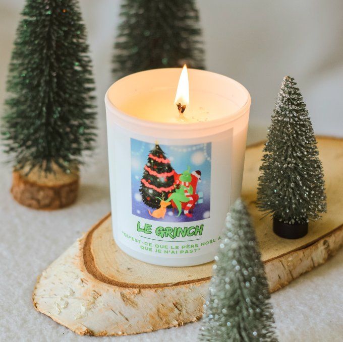 Bougie Le Grinch – Parfum au choix