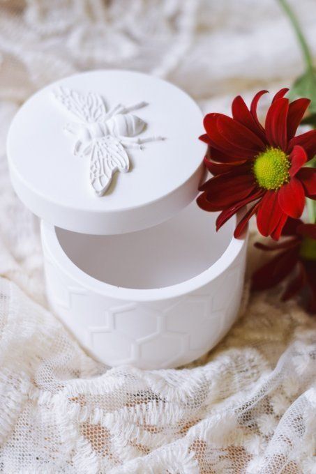 Pot Abeille en Plâtre