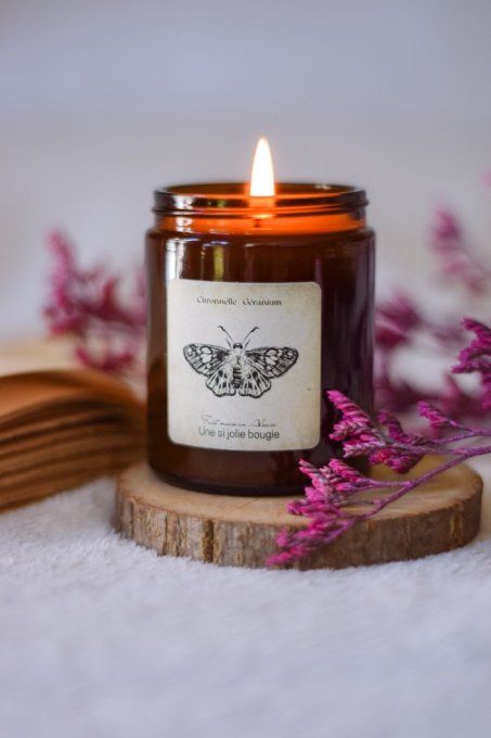 Bougie citronnelle géranium