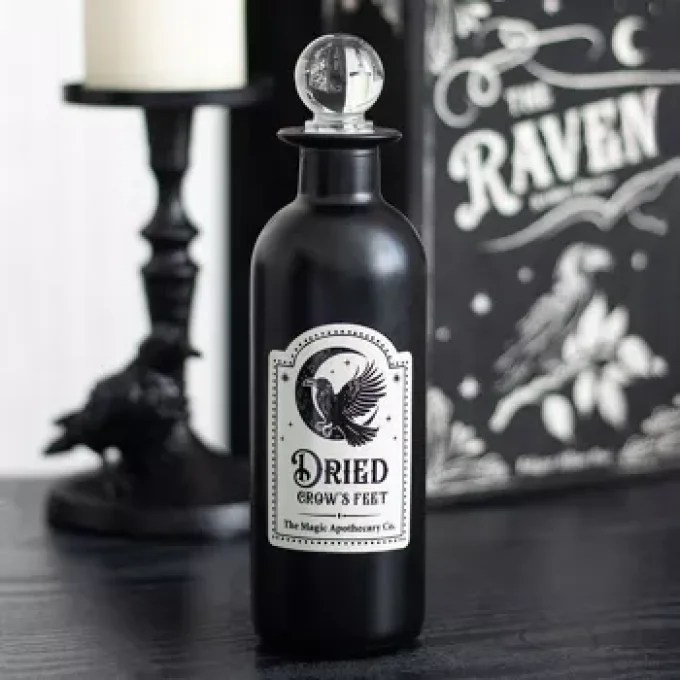 BOUTEILLE DECORATIVE EN VERRE