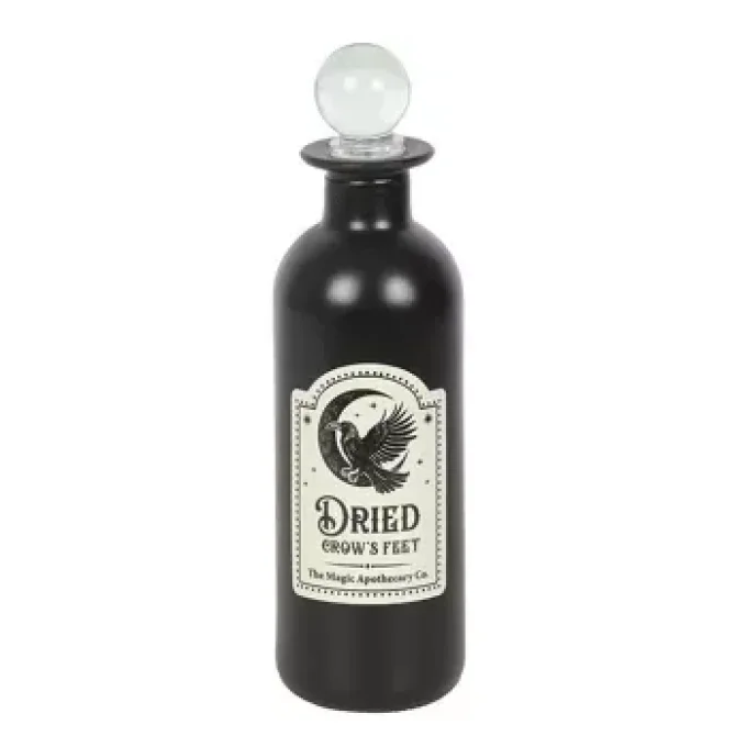 BOUTEILLE DECORATIVE EN VERRE