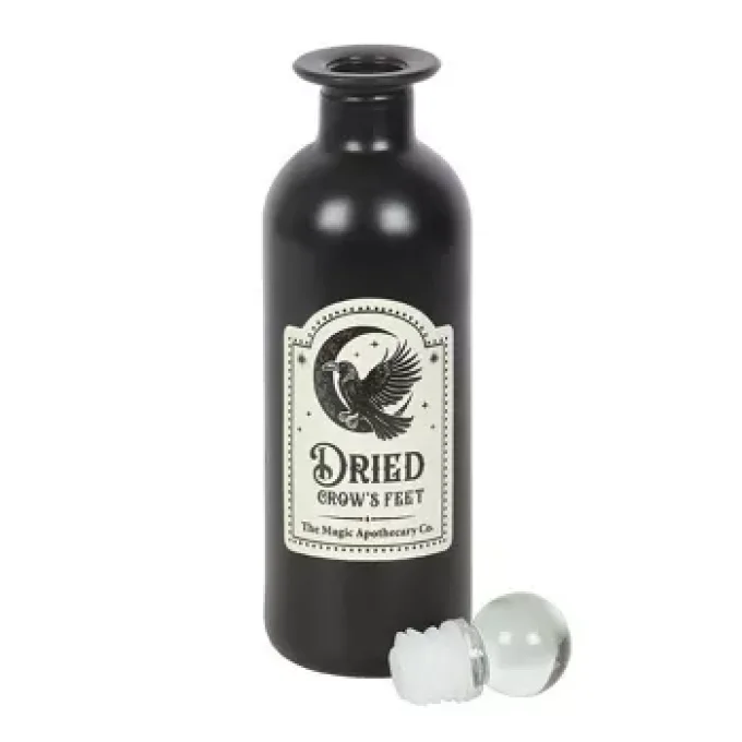 BOUTEILLE DECORATIVE EN VERRE