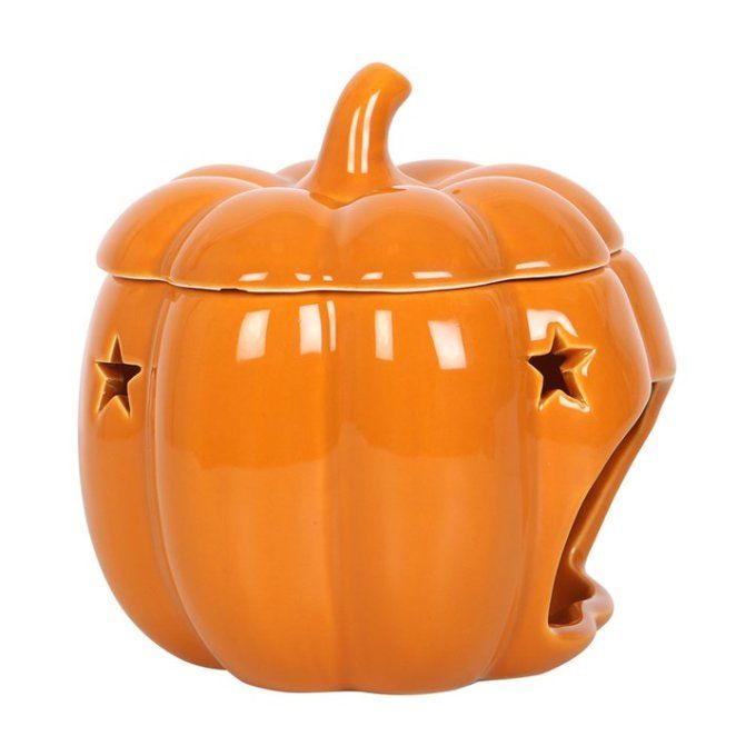 Brûleur orange en forme de citrouille 