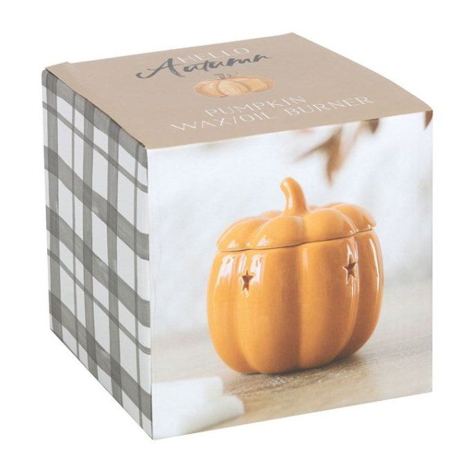 Brûleur orange en forme de citrouille 