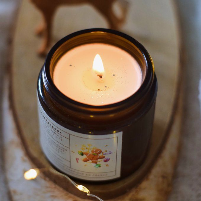 Bougie parfumée Gingerbread  – Ambiance gourmande et chaleureuse au pain d’épices