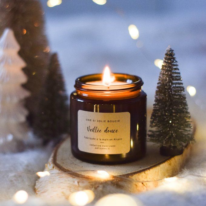 Veillée Douce - Bougie artisanale au parfum doux et apaisant