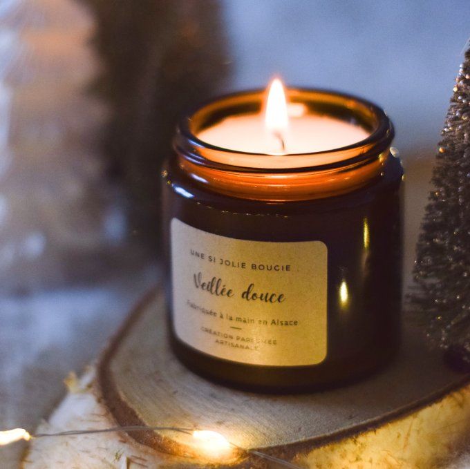 Veillée Douce - Bougie artisanale au parfum doux et apaisant