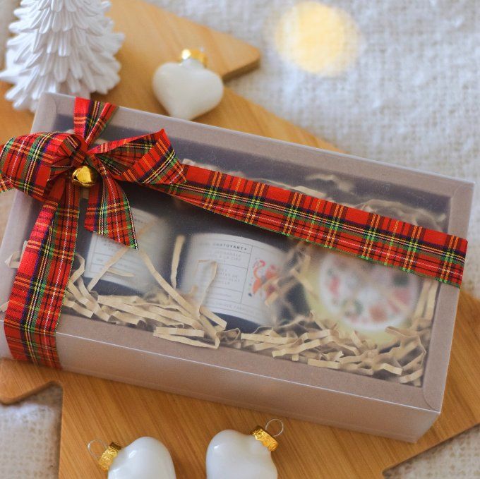 Coffret 3 bougies parfumées – Collection de Noël : Gingerbread, Noël Chatoyant & Holly Jolly