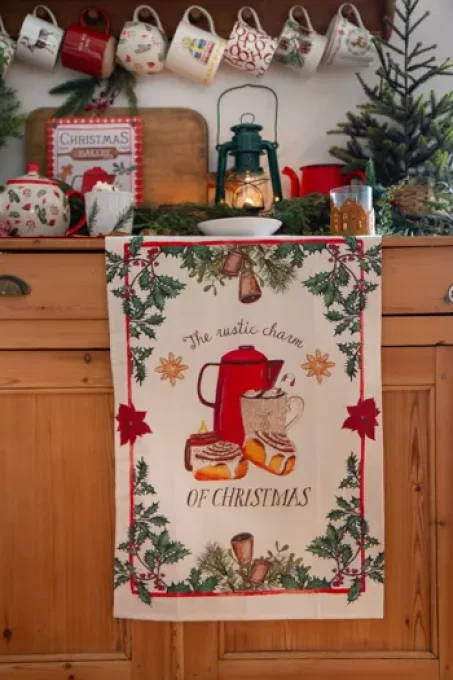 Torchon Rustic charm of Christmas