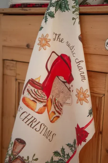 Torchon Rustic charm of Christmas