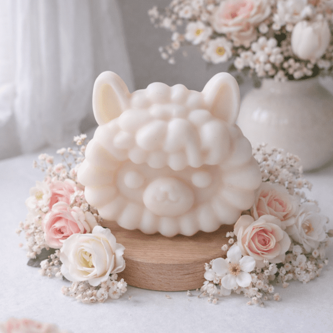 Fondant parfumé en forme d'alpaga