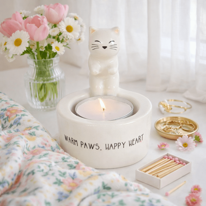 Photophore en forme de chat