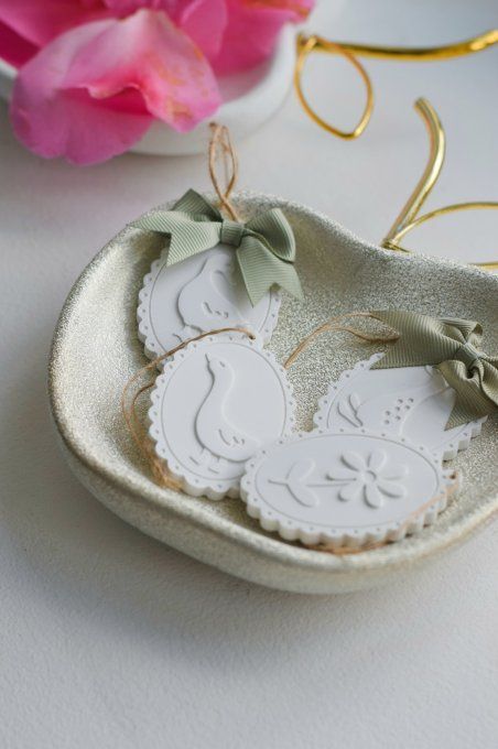 Coffret de 4 suspensions parfumées artisanales