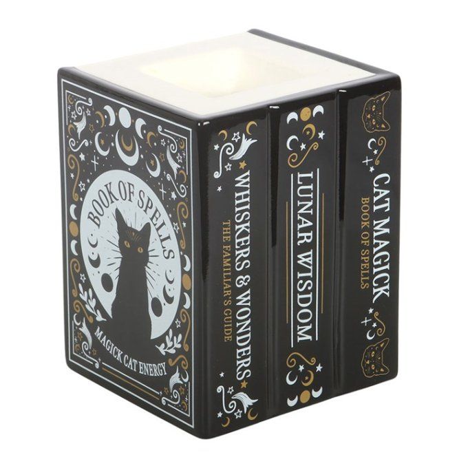 Brûleur « Livre de sorts du chat noir »
