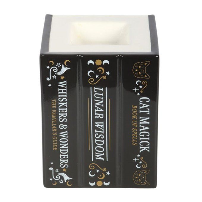 Brûleur « Livre de sorts du chat noir »