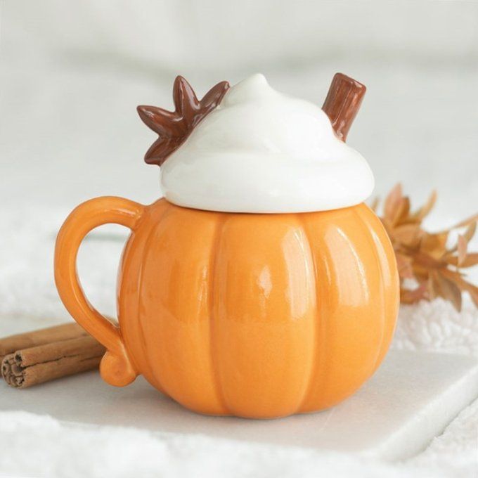 Tasse avec couvercle « Crème de potiron »