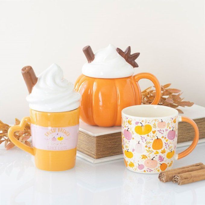 Tasse avec couvercle « Crème de potiron »