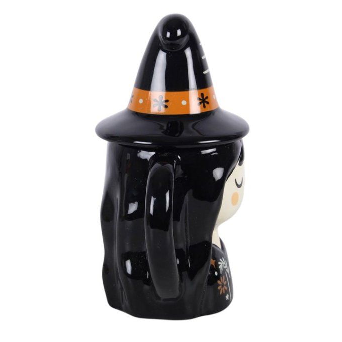 Tasse avec couvercle Petite Sorcière