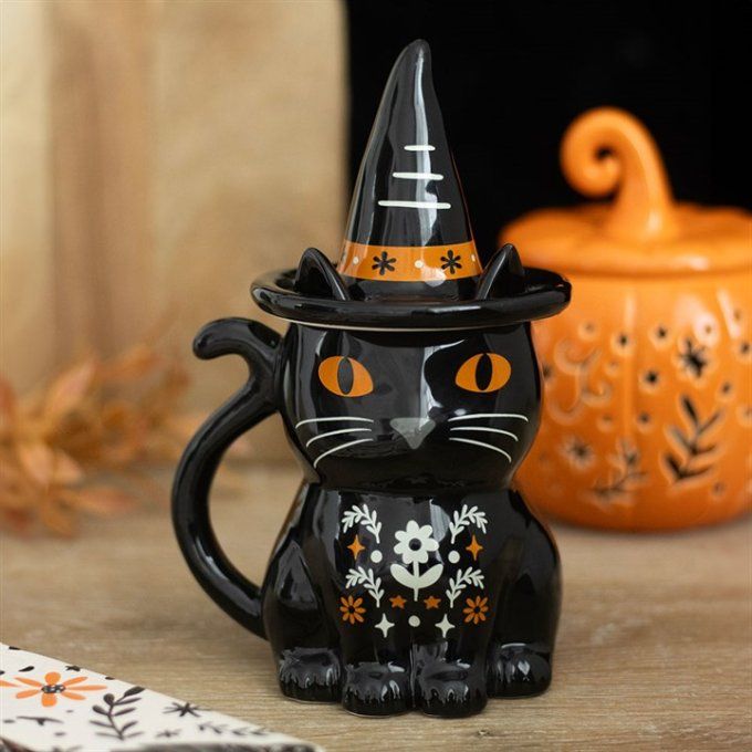 Tasse à couvercle « Black Cat » 