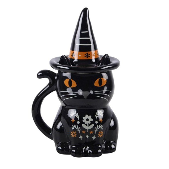 Tasse à couvercle « Black Cat » 