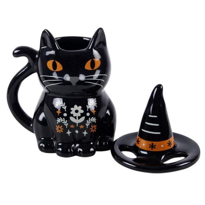 Tasse à couvercle « Black Cat » 