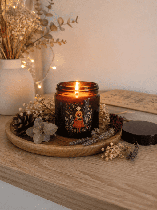 Petite Gardienne des fleurs - Bougie parfumée