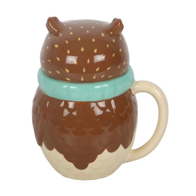 Tasse en forme de hiboux