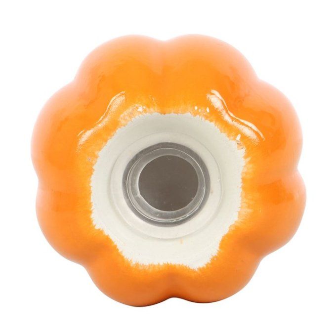 Salière et poivrière en forme de citrouille orange
