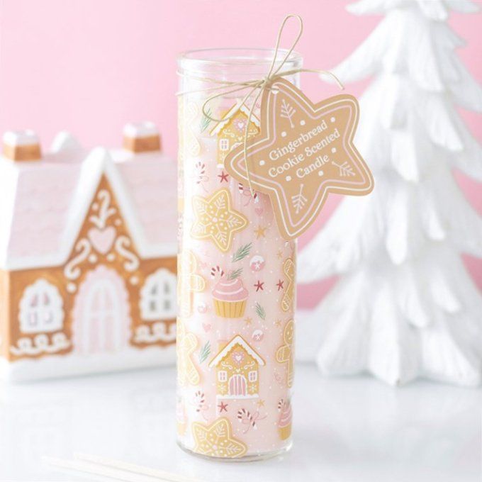 Bougie en forme de tube "P'tit Biscuit"