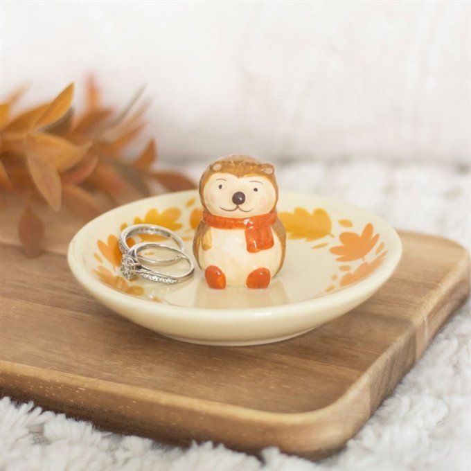Petite coupelle « Hérisson d'automne »