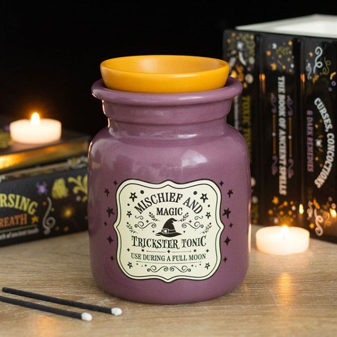 Brûleur « Mischief and Magic » en forme de flacon de potion