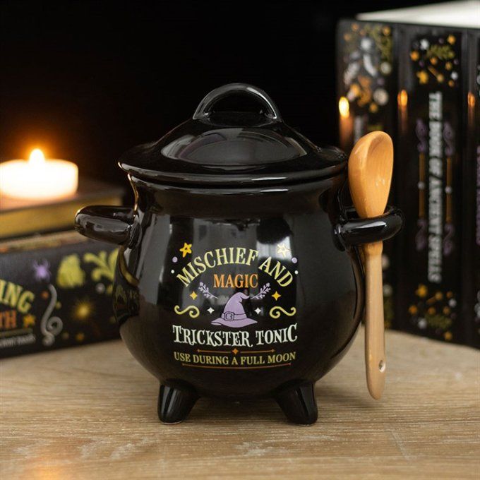 Bol à soupe « Mischief and Magic Cauldron » avec cuillère