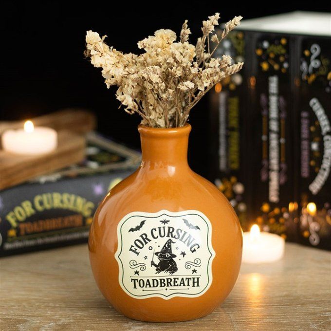 Vase et bougeoir « Bouteille de potion à l'haleine de crapaud »