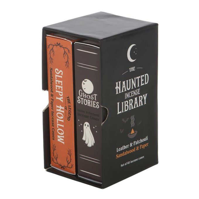 Lot de 2 paquets de cônes d'encens « Bibliothèque hantée »