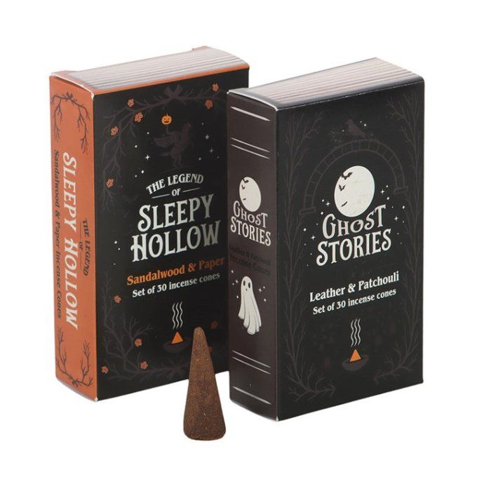 Lot de 2 paquets de cônes d'encens « Bibliothèque hantée »