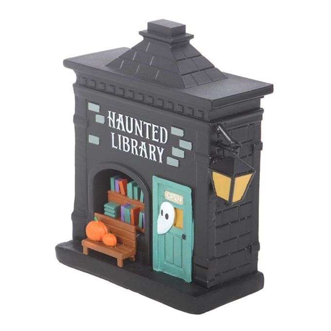 Décoration lumineuse LED « Bibliothèque hantée »