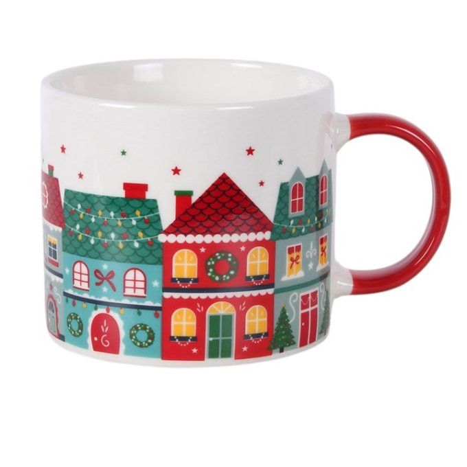 Tasse imprimée « Christmas Street »
