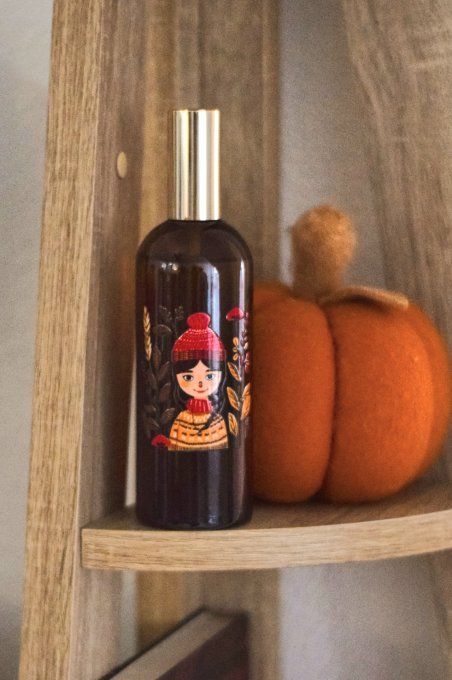 Spray d'ambiance 200 ml - Saison dorée - Deux illustrations au choix