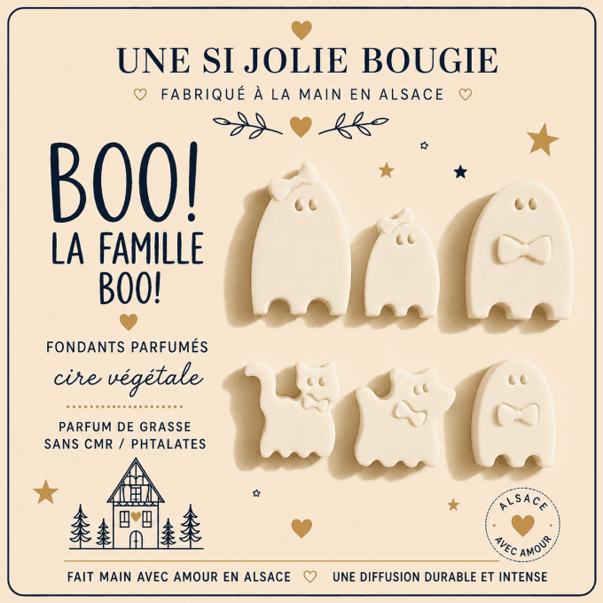Fondants parfumés « La Famille Boo ! »