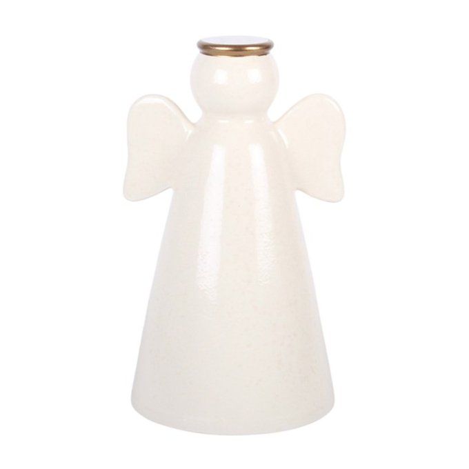 Grande décoration LED en forme d'ange lumineux avec un cœur