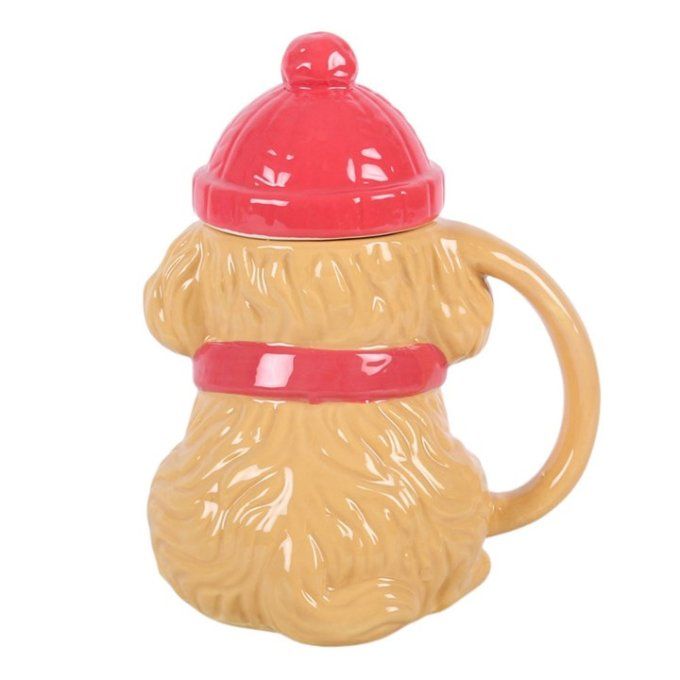 Tasse avec couvercle « Winter Puppy » 
