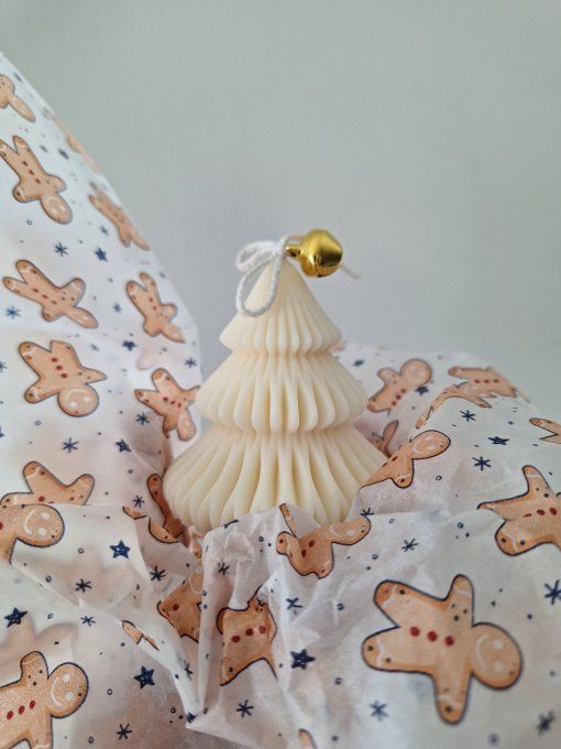 Bougie décorative "Sapin" – Édition de Noël 