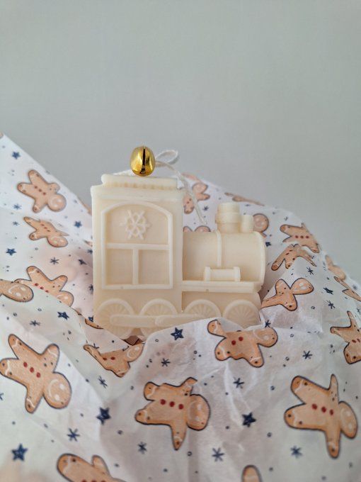 Bougie décorative "Train" – Édition de Noël