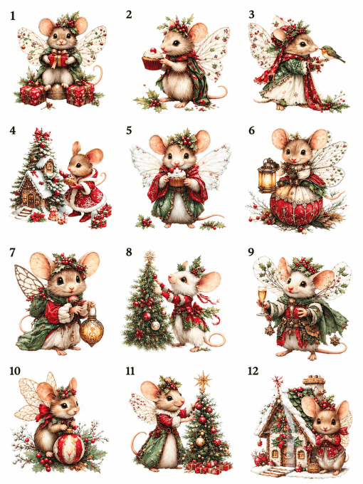 Bougie Le Noël des Petites Souris