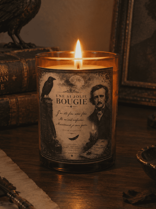 Bougie parfumée – Collection Edgar Allan Poe – Édition Spéciale 