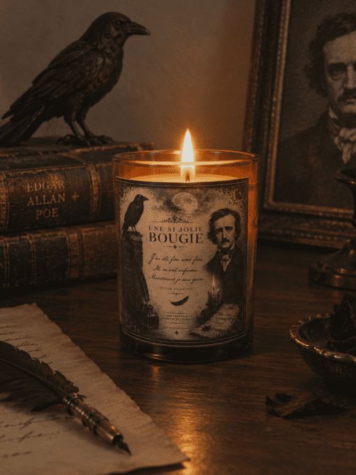 Bougie parfumée – Collection Edgar Allan Poe – Édition Spéciale 