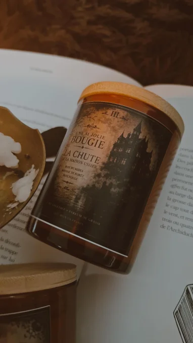 Bougie parfumée La Chute de la Maison Usher – Collection Edgar Allan Poe